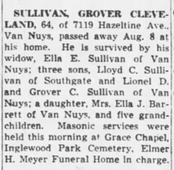 Grover Cleveland Sullivan 
