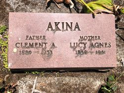 Lucy Agnes <I>McNamara</I> Akina 