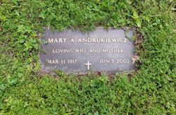 Mary A <I>Atwater</I> Andrukiewicz 