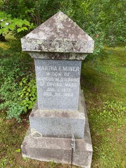 Martha Emma <I>Miner</I> Stebbins 