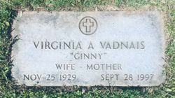 Virginia Arlene <I>Matson</I> Vadnais 