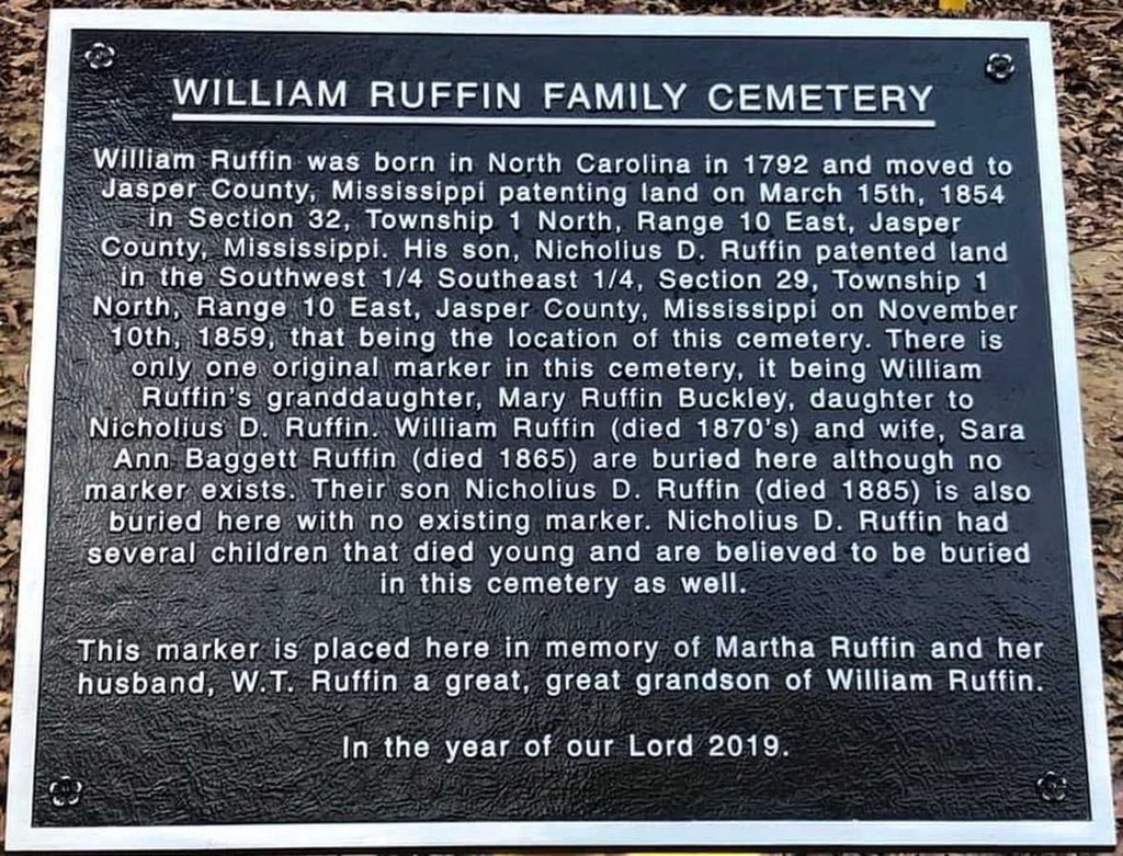 William Ruffin Cemetery