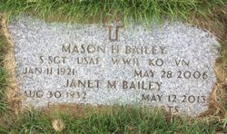 Janet Marilyn Bailey 