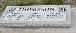 Carmen R <I>Traficanti</I> Thompson 