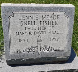 Jennie Lewis <I>Meade</I> Fisher 