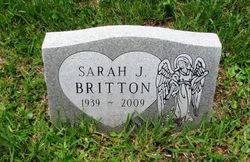 Sarah Jeanette <I>Kimber</I> Britton 