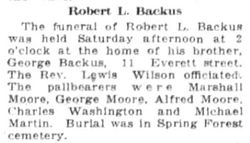 Robert L. Backus Sr.