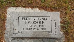 Edith Virginia Eversole 