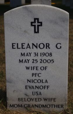 Eleanor G <I>Newcomb</I> Evanoff 