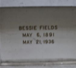 Bessie T <I>Fink</I> Fields 