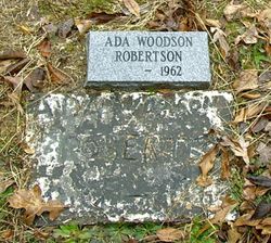 Ada <I>Woodson</I> Robertson 