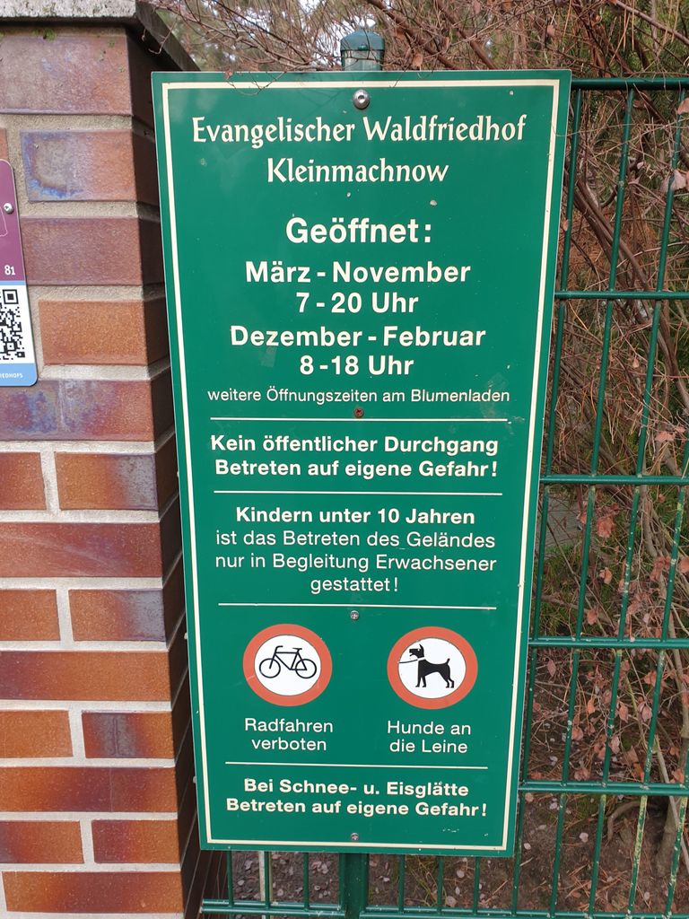 Evangelischer Waldfriedhof Kleinmachnow