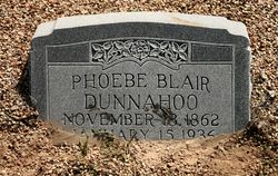 Phoebe Adeline “Lina” <I>Blair</I> Dunnahoo 