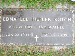 Edna Lee “Bubba” <I>Hepler</I> Kotch 
