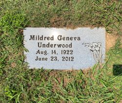 Mildred Geneva Underwood 