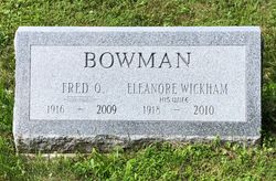 Eleanore <I>Wickham</I> Bowman 