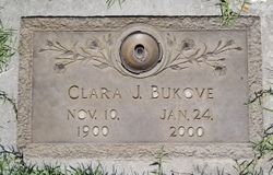 Clara <I>Johnson</I> Bukove 