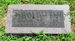 Barbara Yule <I>Wilson</I> Earp 