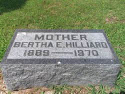 Bertha E <I>Mentz</I> Hilliard 