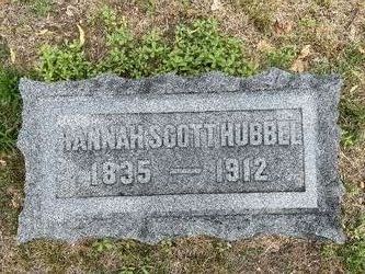 Hannah <I>Scott</I> Hubbel 