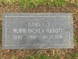 Alma Martha <I>Hickey</I> Abbott 