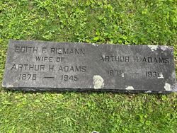 Edith F <I>Riemann</I> Adams 