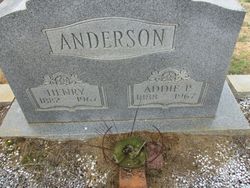 Addie Lee <I>Phillips</I> Anderson 