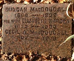 Elizabeth <I>Warden</I> MacDougall 