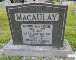 Mary <I>MacFarlane</I> Macaulay 