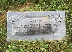 Nancy Ella <I>Maxwell</I> Atchley 