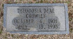 Theodosia Virginia “Dosia” <I>Deal</I> Crowley 