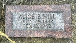 Alice Belle <I>Kirkpatrick</I> Hill 