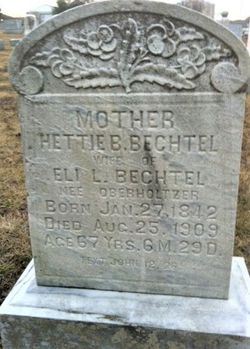 Hettie B. <I>Oberholtzer</I> Bechtel 