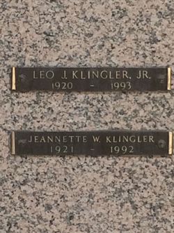 Leo Jacob Klingler Jr.