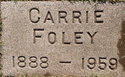 Caroline “Carrie” <I>Madison</I> Foley 