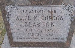 Alice M. <I>Tipton</I> Clayton 