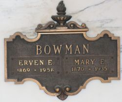 Erven E Bowman 