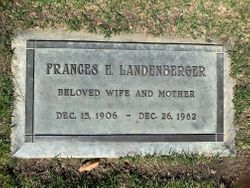 Frances Elizabeth <I>McPherson</I> Landenberger 