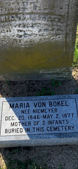 Maria “Mary” <I>Niemeyer</I> Von Bokel 
