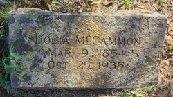 Docia Ann <I>Meador</I> McCammon 