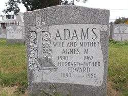 Agnes Marie <I>Higgins</I> Adams 