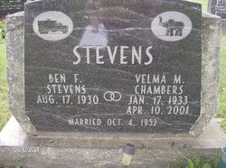 Velma Marion Ulinda <I>Chambers</I> Stevens 