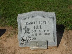 Frances Louise <I>Bowlin</I> Hill 