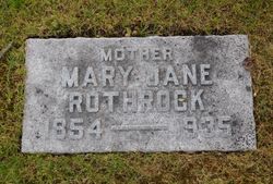 Mary Jane <I>Baughman</I> Rothrock 