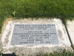 Orpha Ann <I>Alexander</I> Miles 