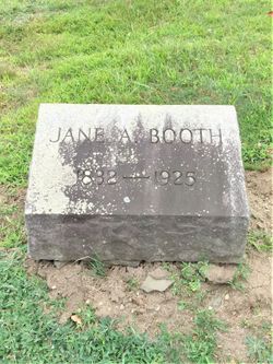Jane A. <I>Bradley</I> Booth 