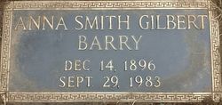 Anna Smith <I>Gilbert</I> Barry 