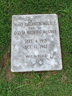 Mary Elizabeth McGhee 