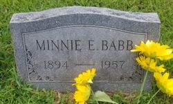 Minnie Ester <I>Lipford</I> Babb 