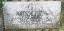 Pvt John W Buber 